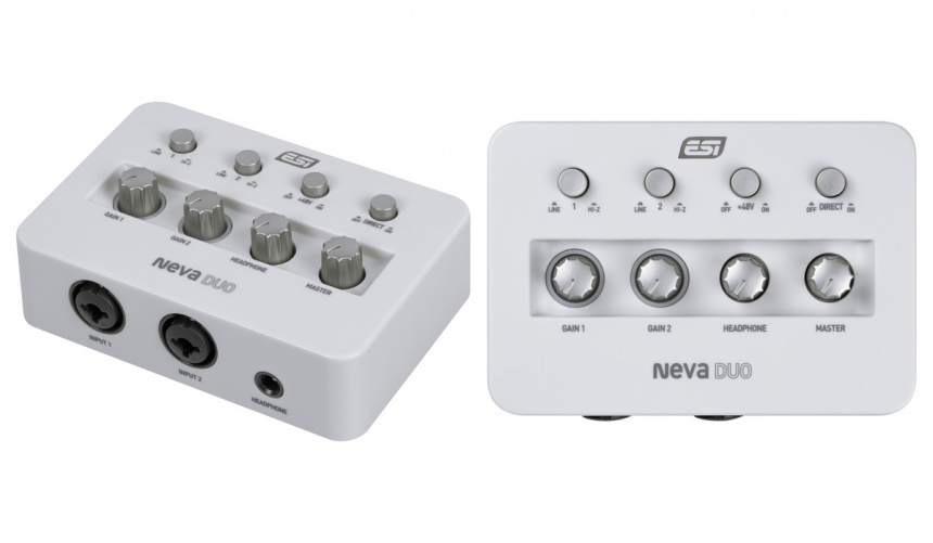 ESI Neva Uno y Neva Duo, dos nuevas interfaces de audio económicas y